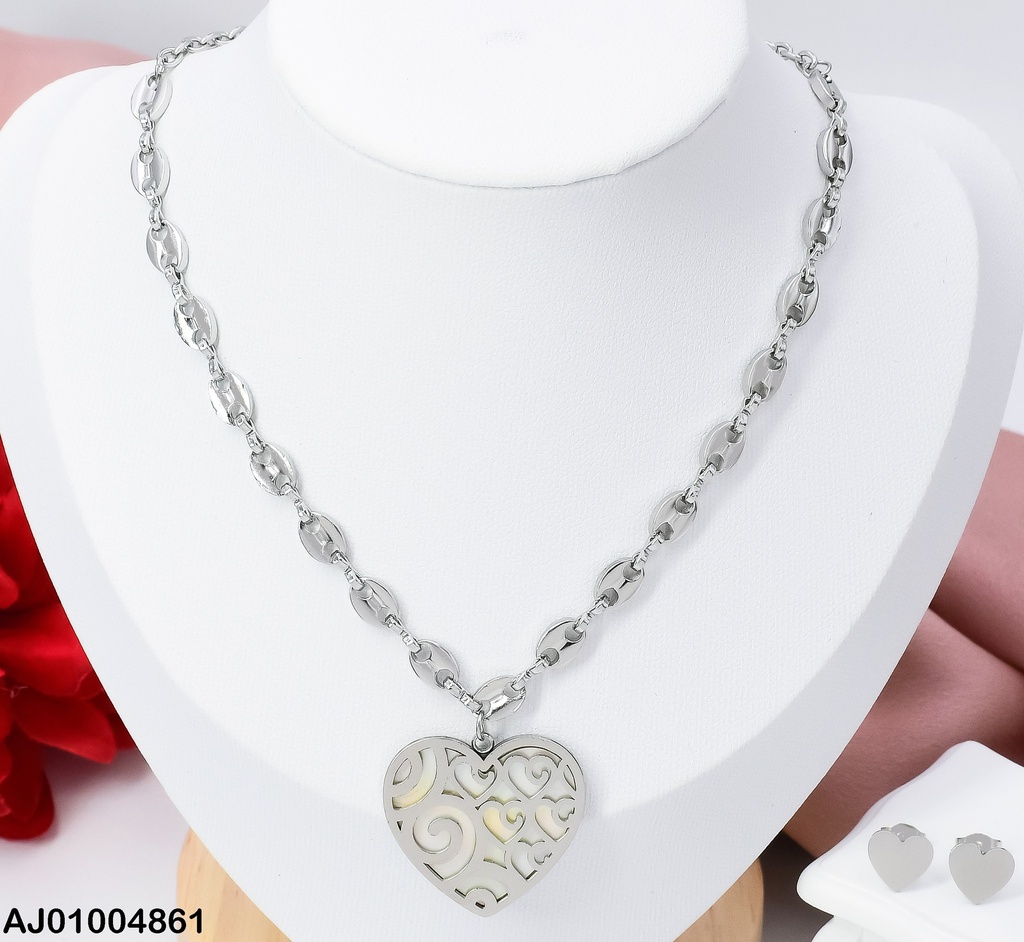 JUEGO CORAZON GRABADO CORAZONES 0711772-054