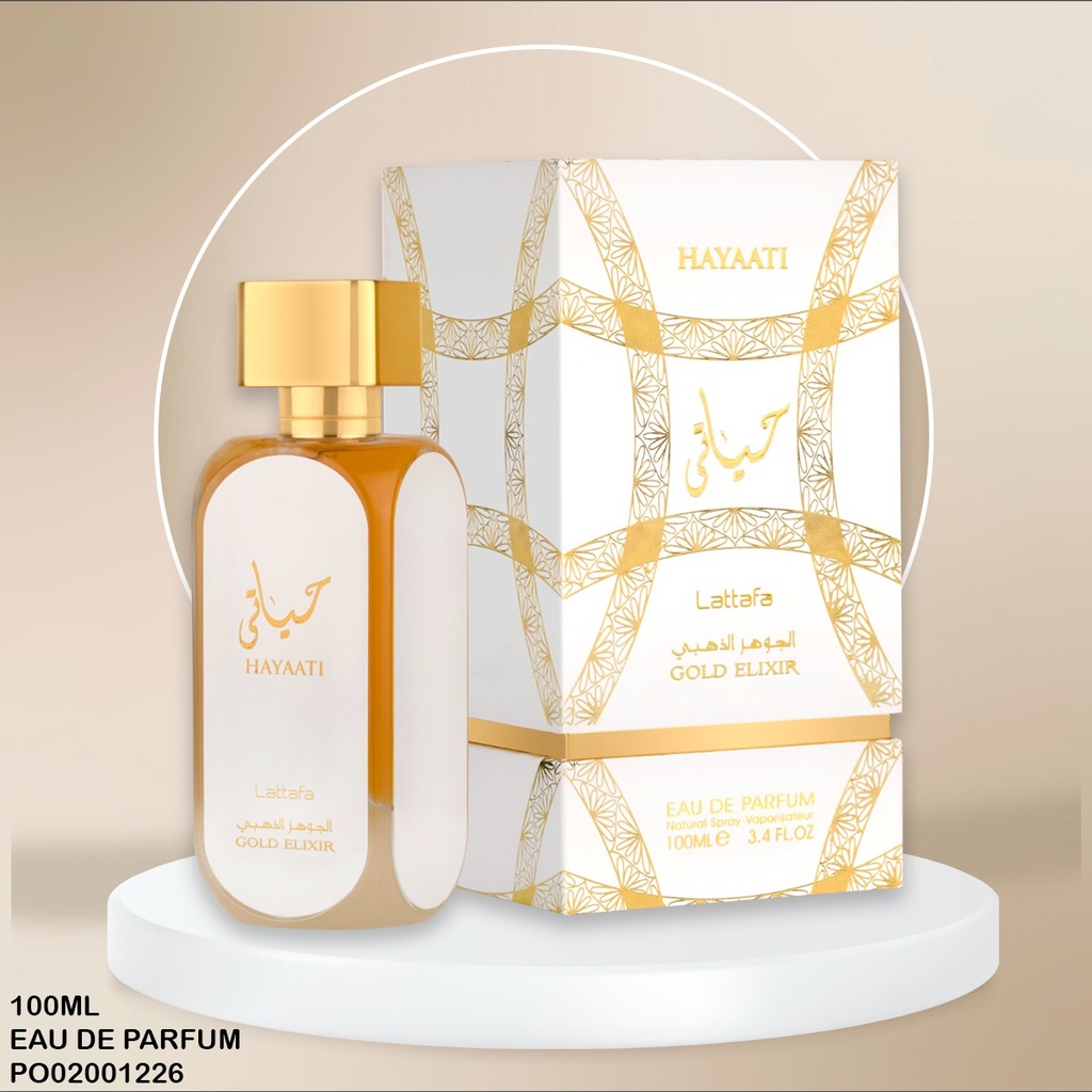 PERFUME GOLD ELIXIR HAYAATI LATTAFA EDP 100ML