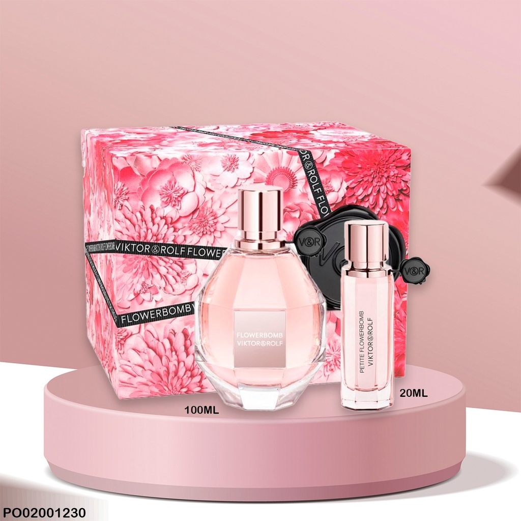 ESTUCHE PERFUME FLOWERBOMB VIKTOR 100ML/20ML