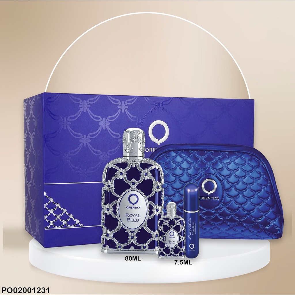ESTUCHE ROYAL BLEU LUXURY ORIENTICA 4PCS