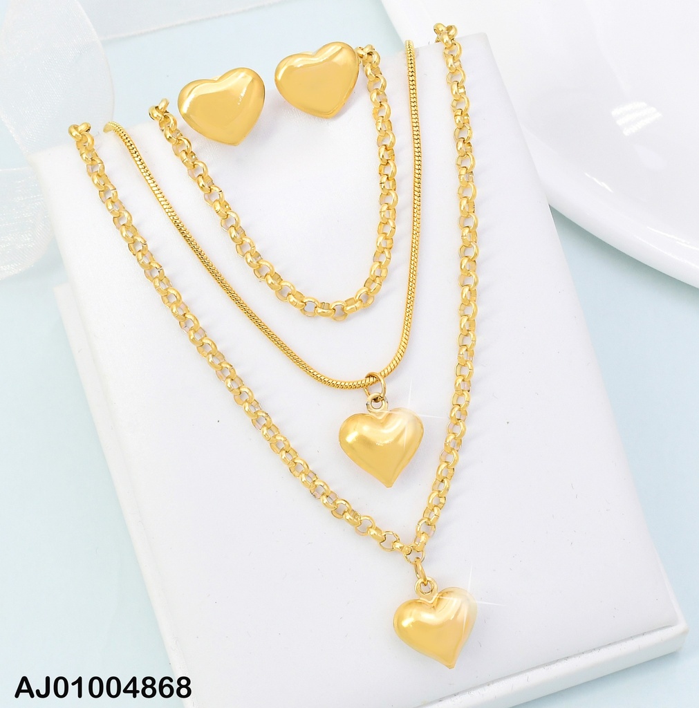 JUEGO CAD. TRIPLE CORAZON INFLADO 0739321-054