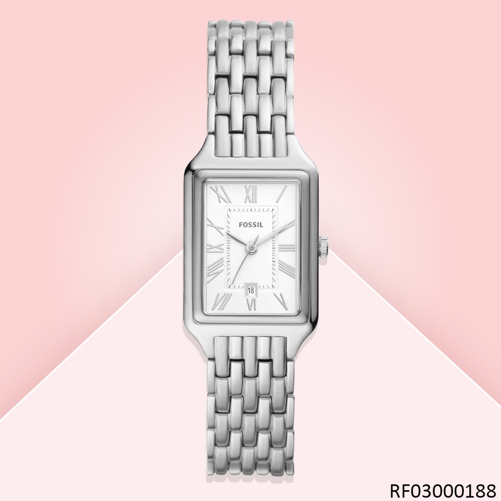 RELOJ FOSSIL ANALOGO RAQUEL ES5221 METAL PLAT.
