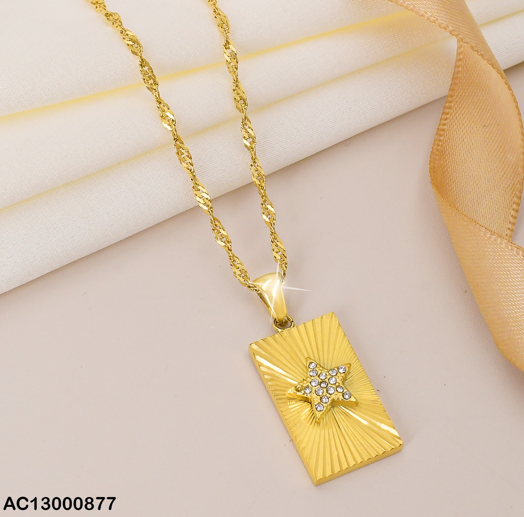 CADENA ESTRELLA ZIRC.  6N4003733-113