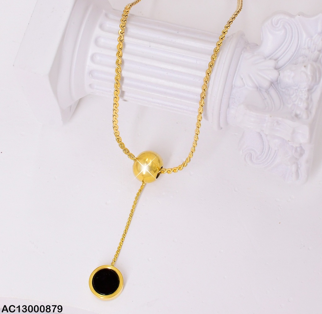 CADENA ZIRC. ZIRC. NEGRA 080318-W130