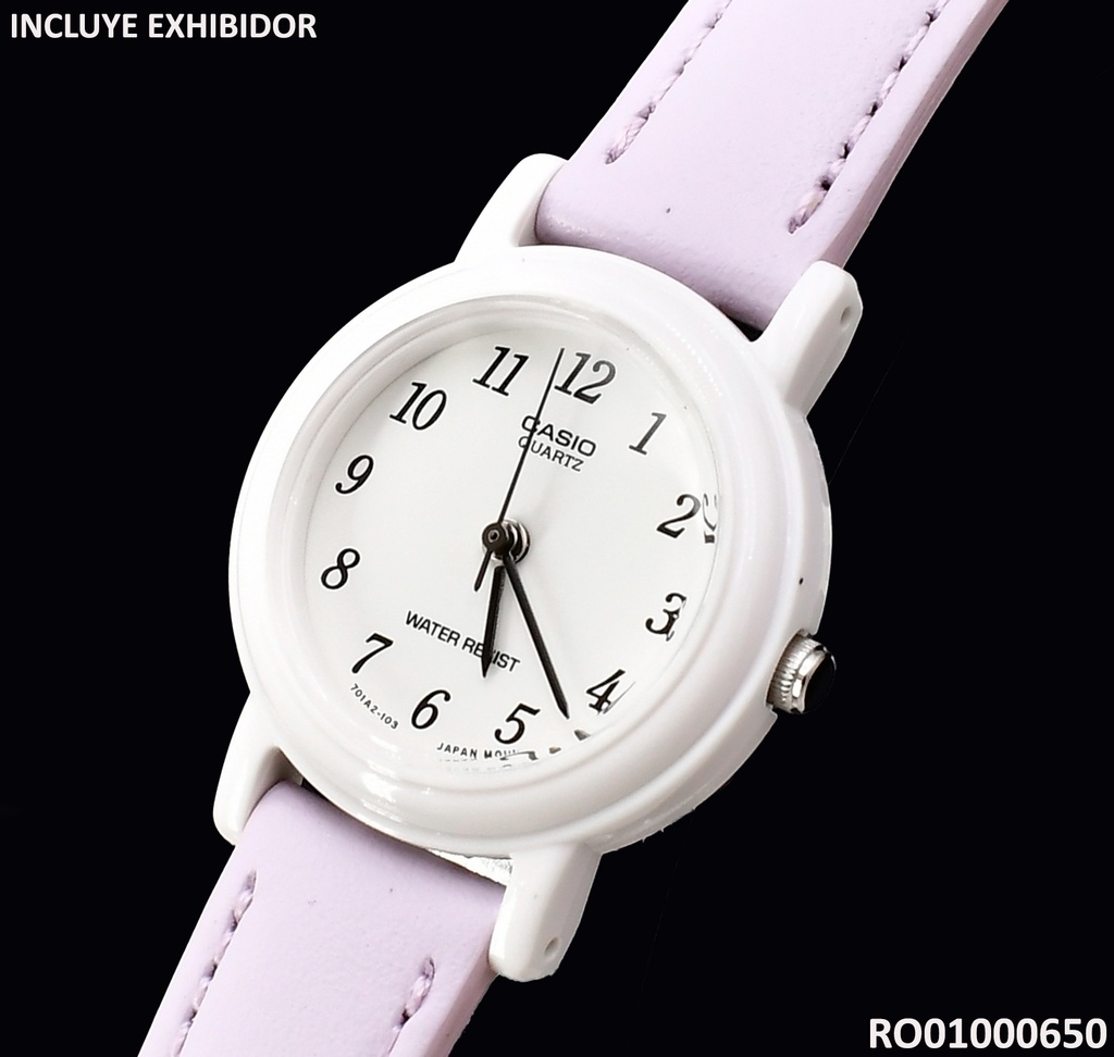RELOJ ANALG DAMA CASIO LQ-139L-6B #1330