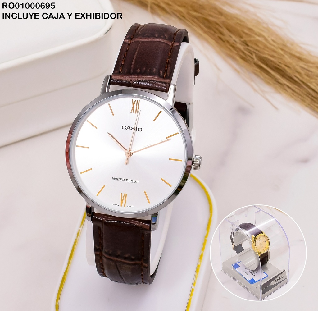 RELOJ ANALG V/MINERAL DAMA CASIO LTP-VT01L-7B2 #1330