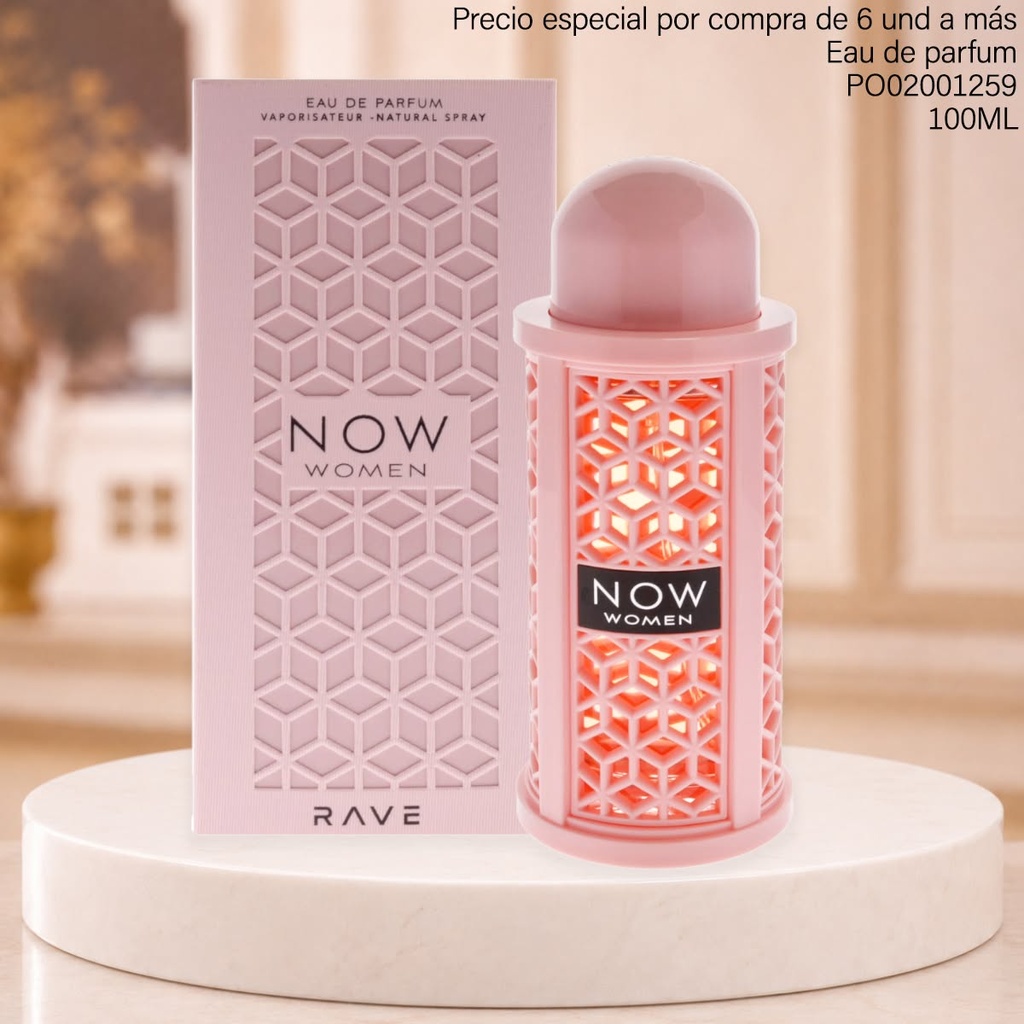 PERFUME NOW RAVE PINK WOMEN EDP 100ML LATTAFA