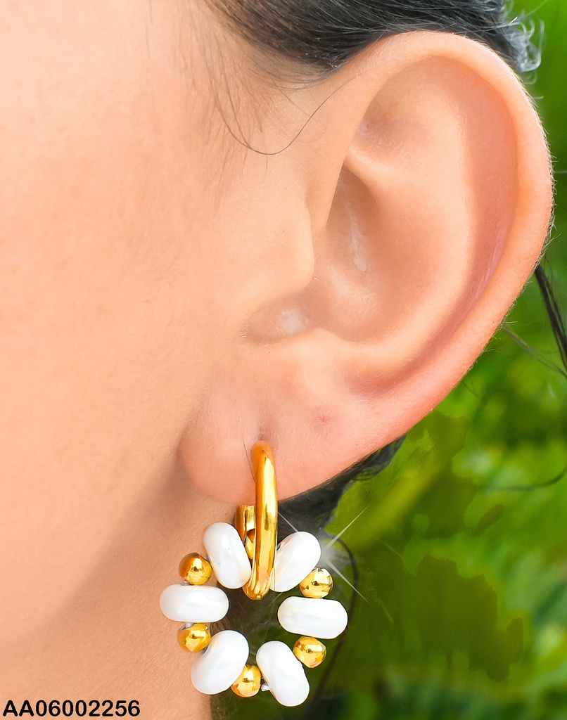 ARETES CIRCULO C/RUEDAS BLANCAS-PELOTITAS 6E3002497