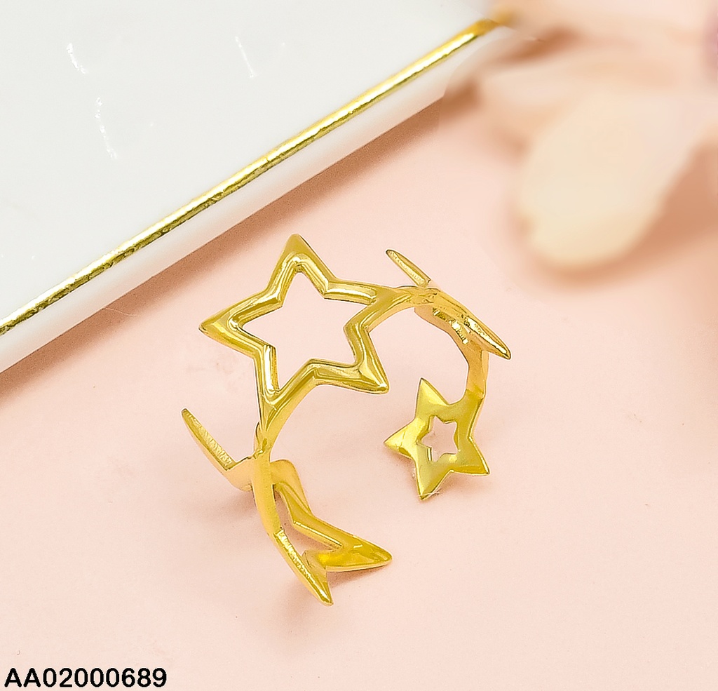 ANILLO CROQUIS ESTRELLAS ASCENDENTES RA062-131 AJUSTABLE