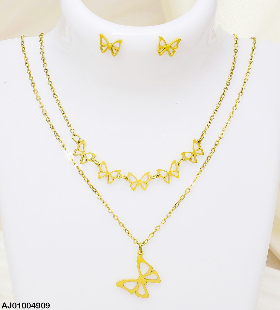 JUEGO CAD. DOBLE MARIPOSA 081334-171 (NPE2025)