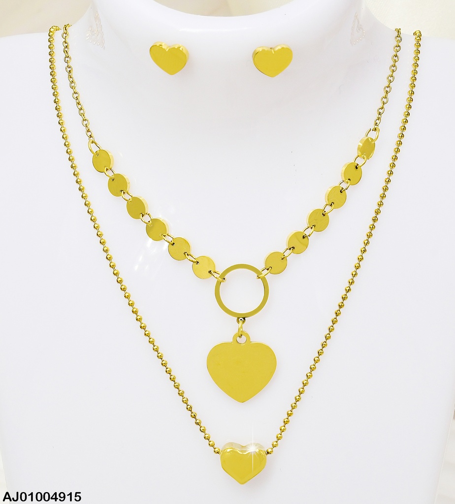 JUEGO CAD. DOBLE CORAZON 081355-171 (NPE2025)
