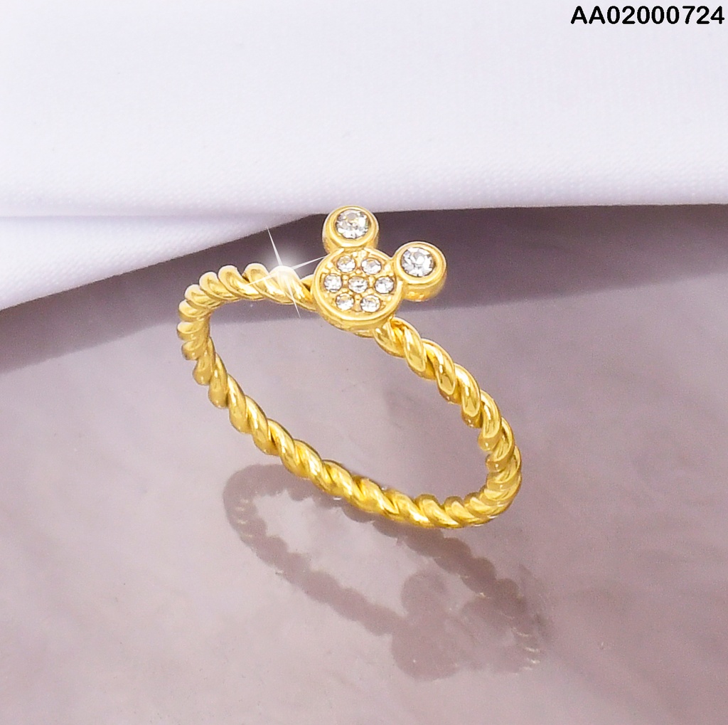 ANILLO ENTRELAZADO MINNIE ZIRC. 080369-113