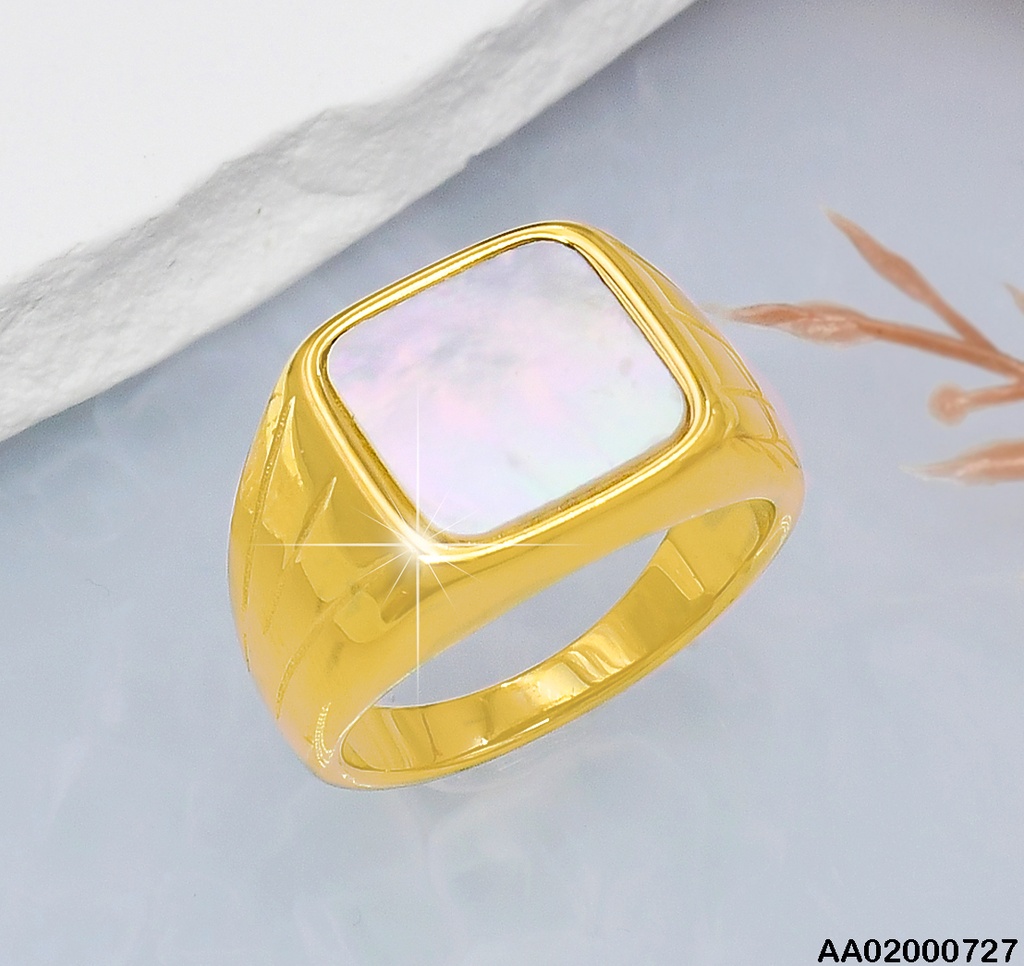 ANILLO CUADRO CONCHA NACAR LINEAS 6R3000182-113