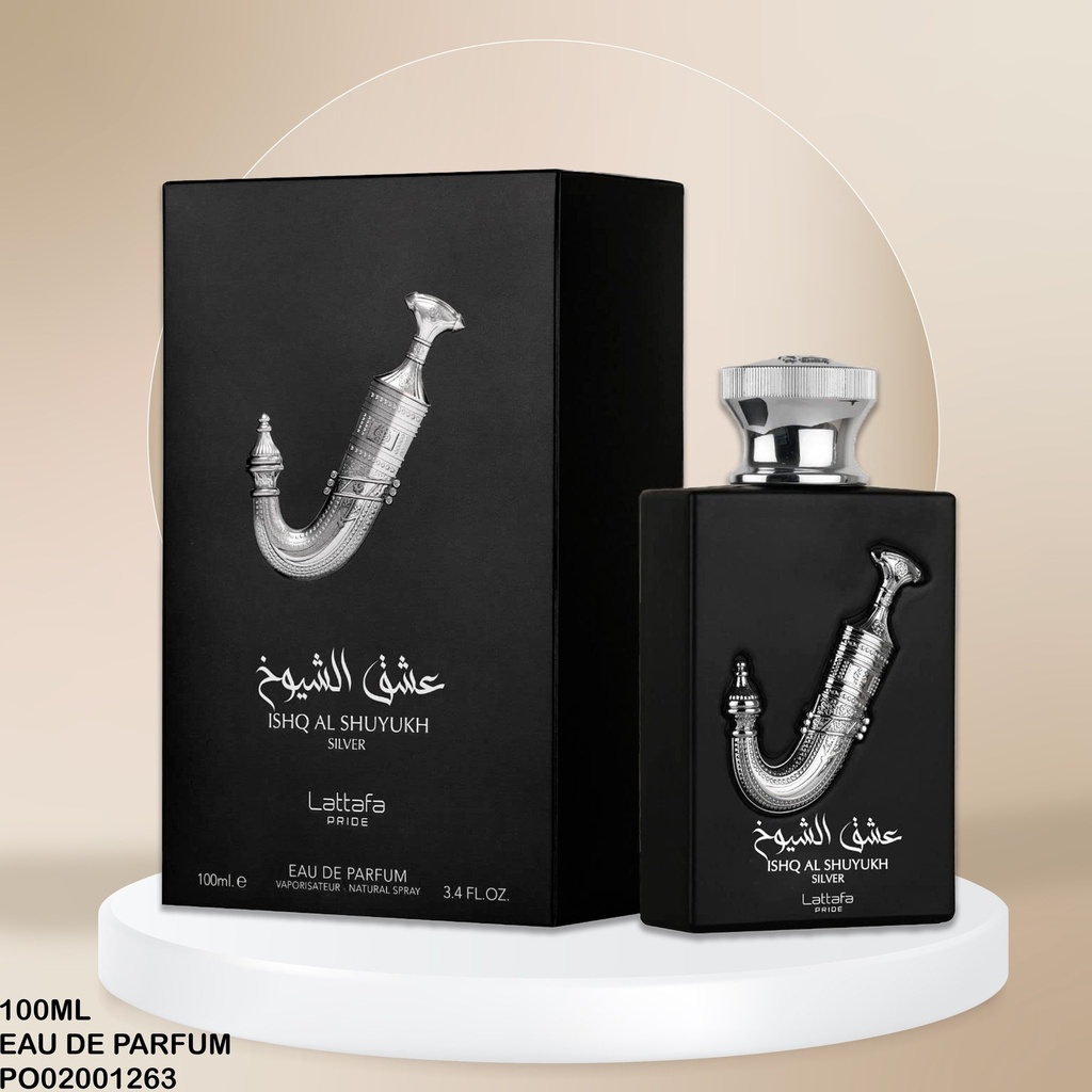 PERFUME ISHQ AL SHUYUKH SILVER LATTAFA 100ML EDP
