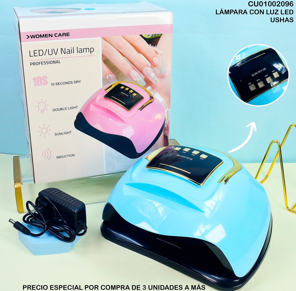 LAMPARA LED/UV NAIL 168W  SURTD. WY-06 /FD-526 USHAS