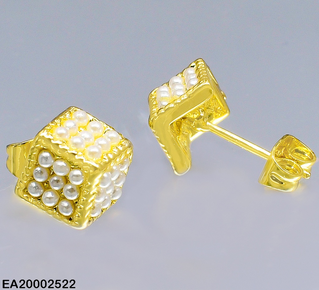 ARETES MEDIO CUBO PERLAS EE430-110