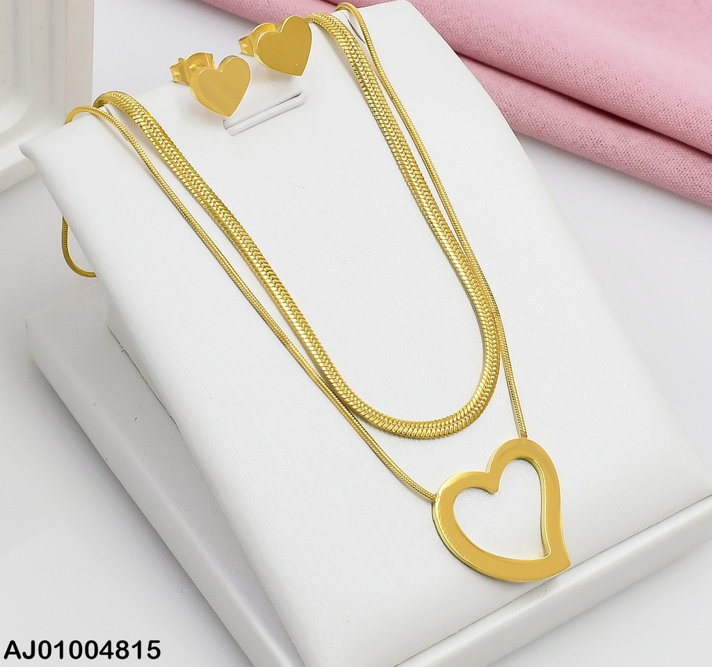 JUEGO CAD. DOBLE CORAZON 081378 (NPE2025)