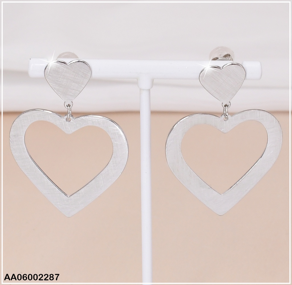 ARETES PLAT CROQUI CORAZON APLANADOS EA334-131