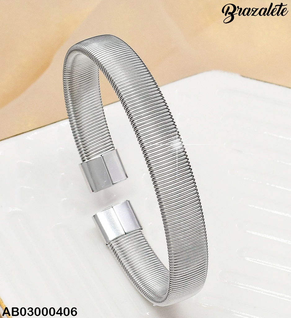 BRAZALETE PLATD. LINEAS VERTICAL 080439-112
