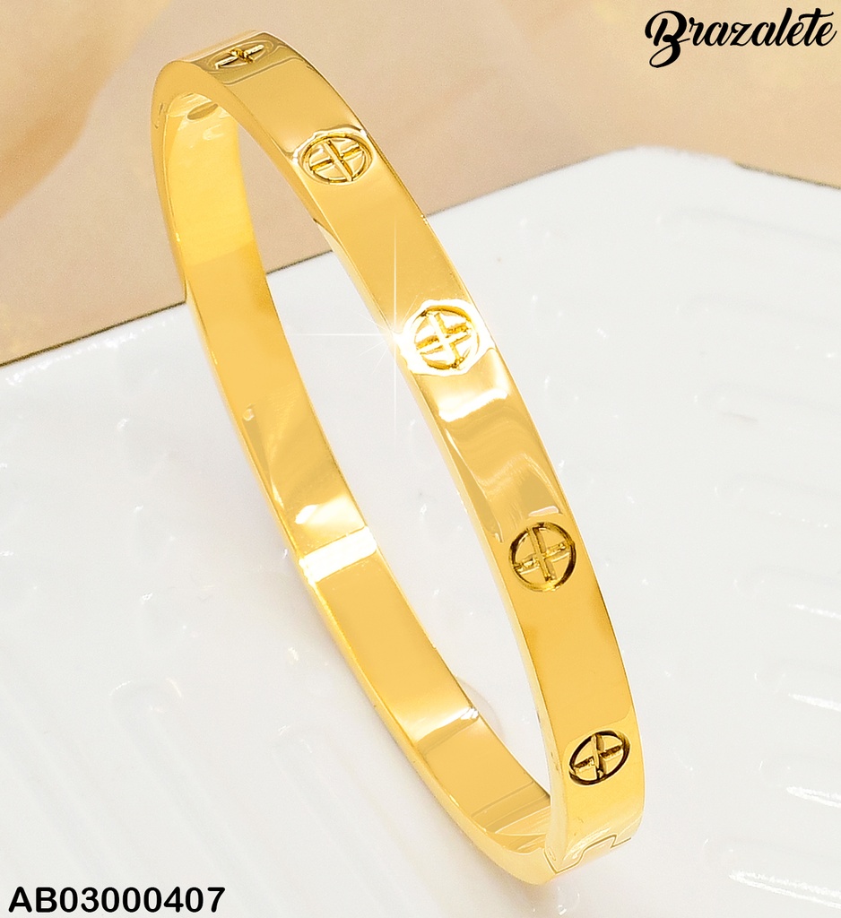 BRAZALETE CIRCULOS CRUZ 080445-112