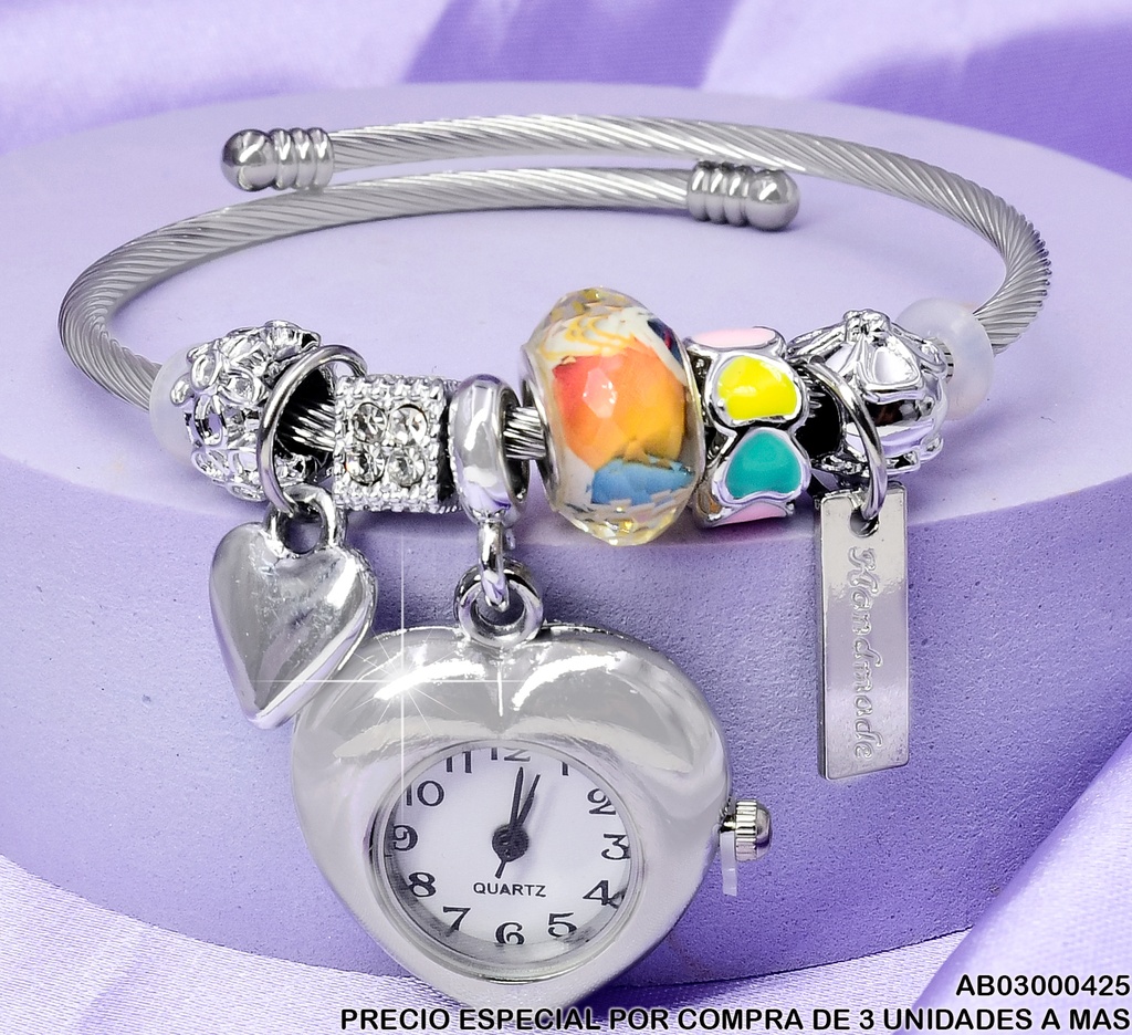 BRAZALETE DETALLES DIJES: RELOJ SURTD. 004P7512/510/511/508-100