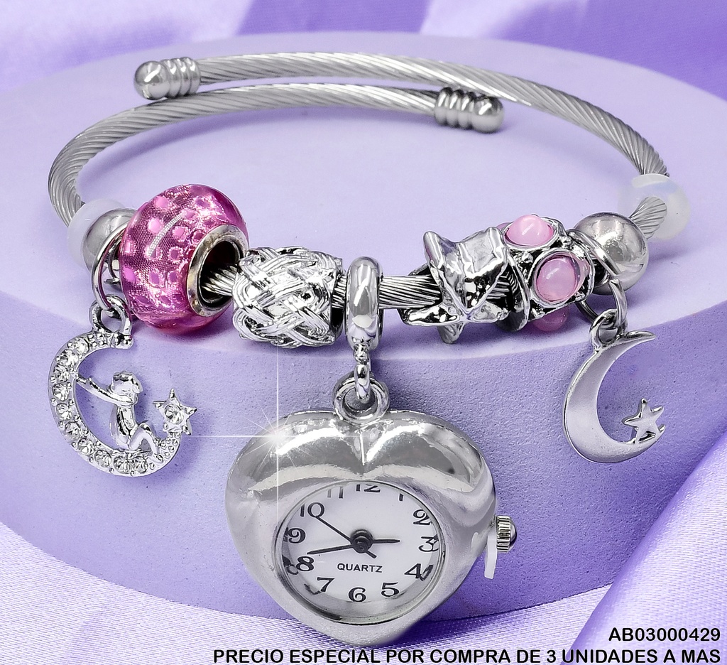 BRAZALETE DETALLES DIJE: RELOJ SURTD. 000P7512/510/516-100