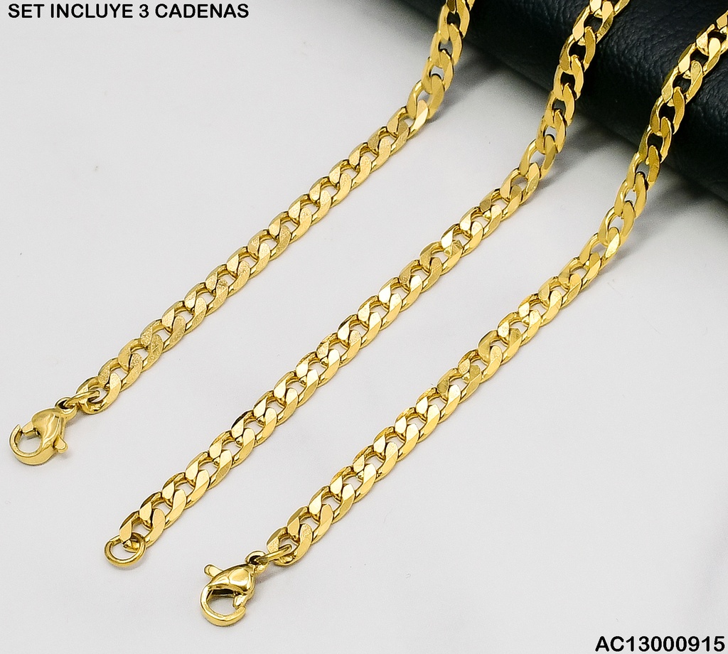 PAQ. 3 CADENA PARA CABALLERO MARTILLADA 557-C4574-86 1.2NK