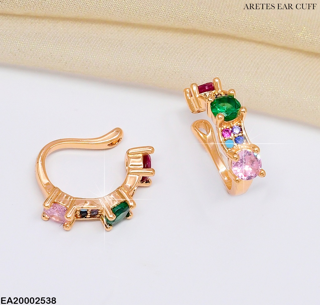 EAR CUFF DORADO INFINITO/ZRCONIA⬜ P1784/P1789