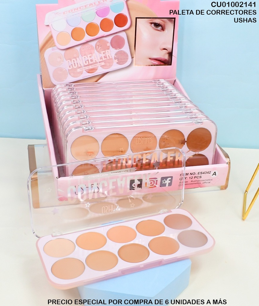 PALETA 10 CORRECTORES USHAS ES4342A