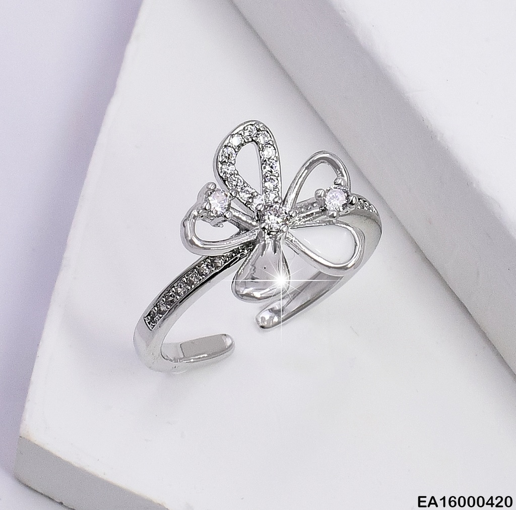 ANILLO PLATD. SURTD. ZIRCONIAS 006P9312-547