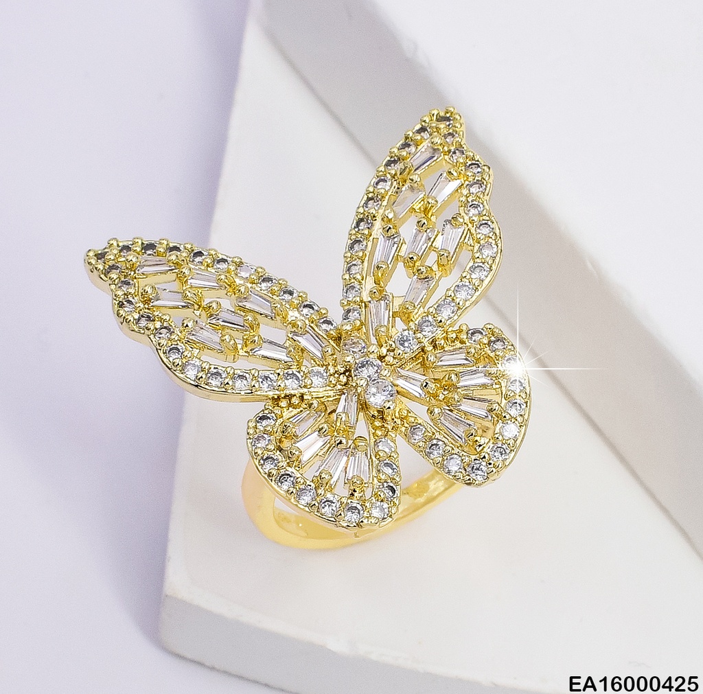 ANILLO MARIPOSA ZIRCONIAS 006A290-268
