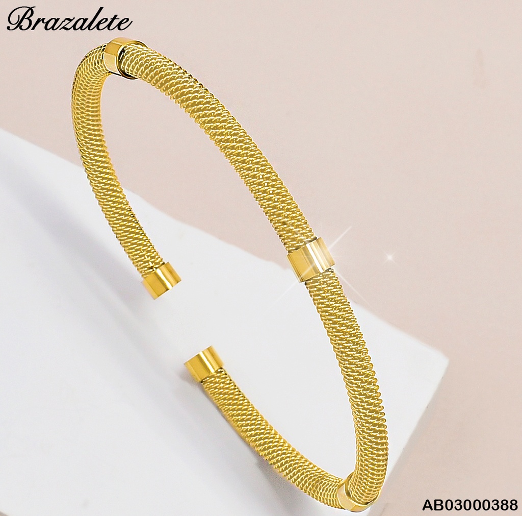 BRAZALETE ENTRELAZADO 3 LINEAS VD080429-112