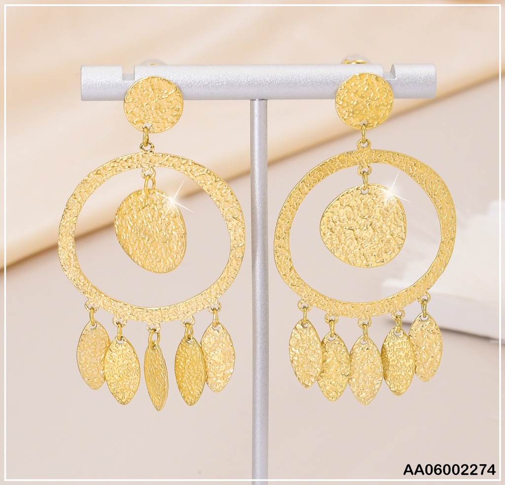 ARETES DOR. PLACA ATRAPASUEÑO EA267-131