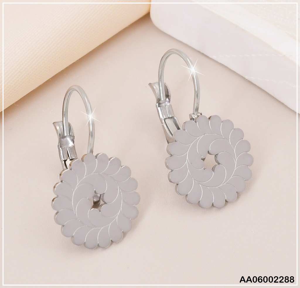 ARETES PLATD. FLOR VD0804094-054