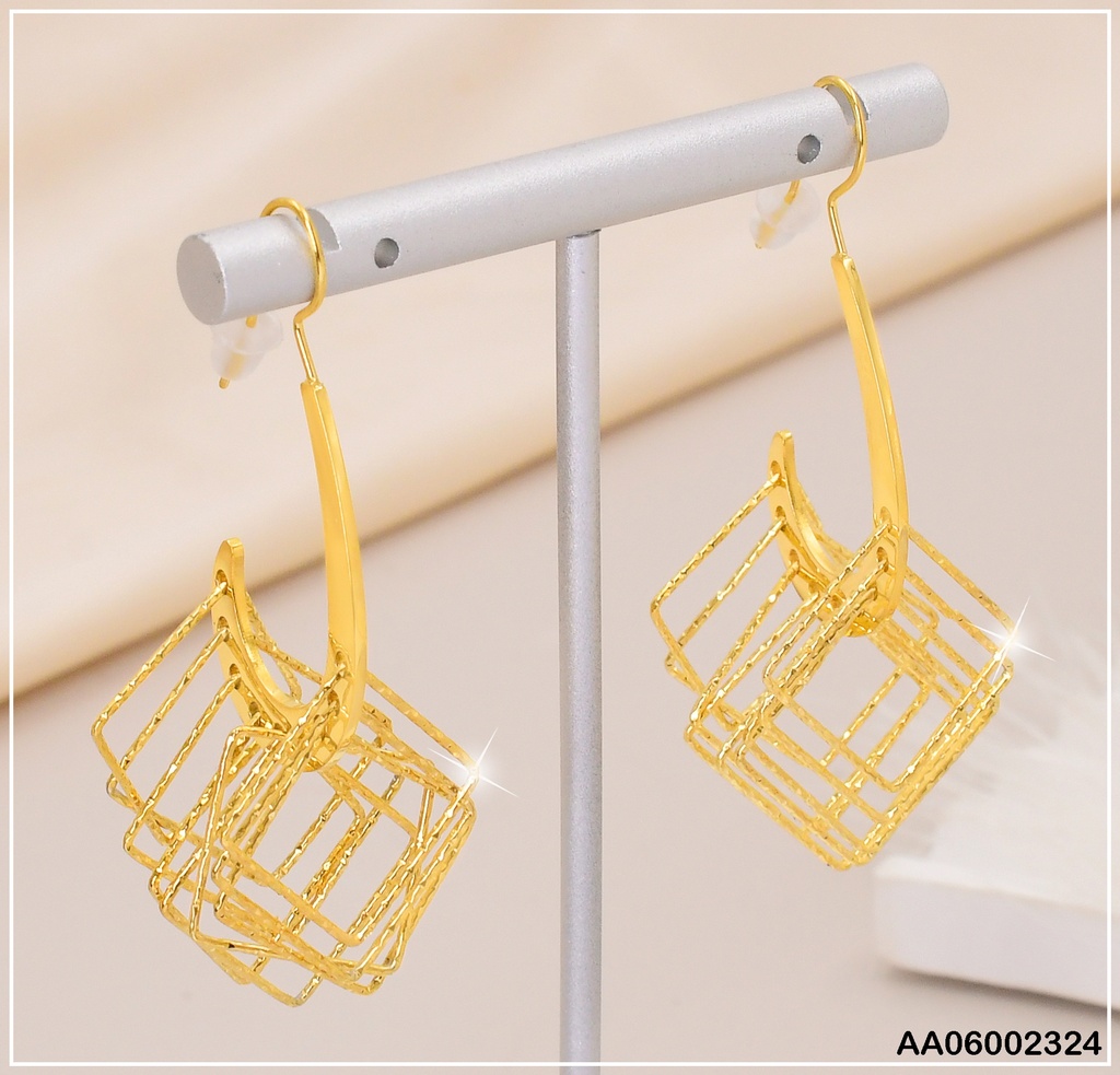 ARETES COLGANTES CUADRO EA373-45