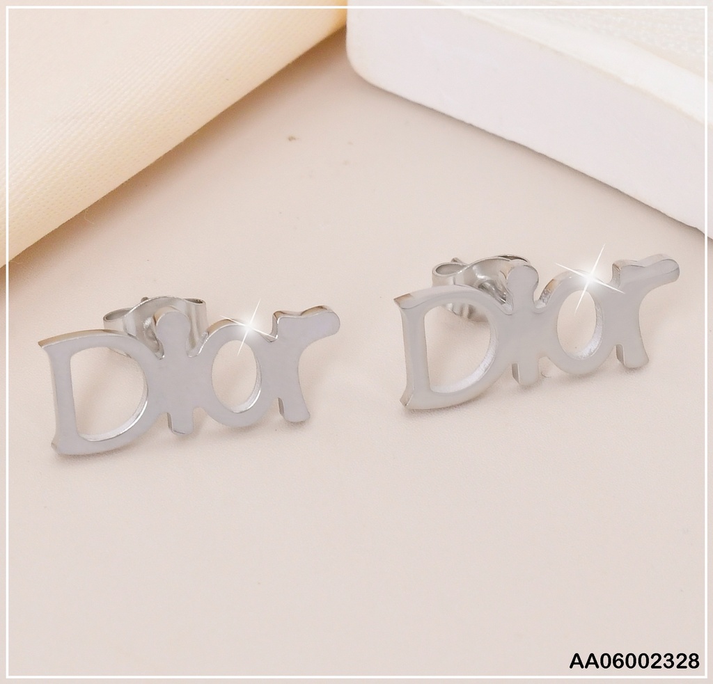 ARETES PLATD. DIOR 080504-207