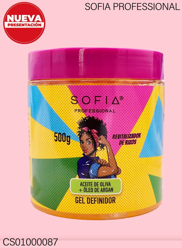 GEL DEFINIDOR DE RIZOS OLIVA/ARGAN SOFIA 500ML