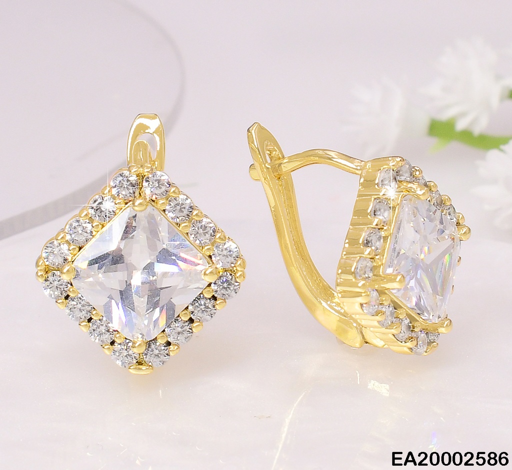 ARETES ROMBOS ZIRC. COL.VARIOS BORDE ZIRC. P9282-223