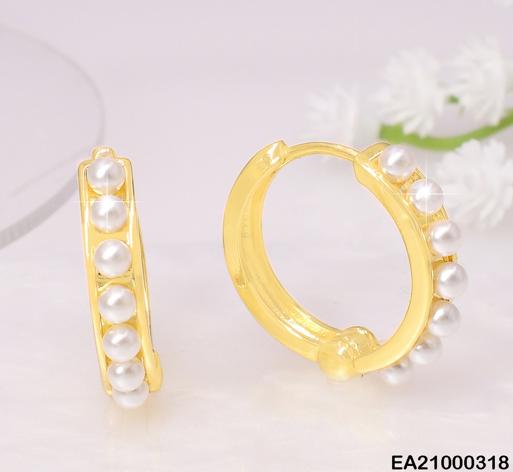 ARGOLLAS PLATEADAS C/PERLAS P9272-223