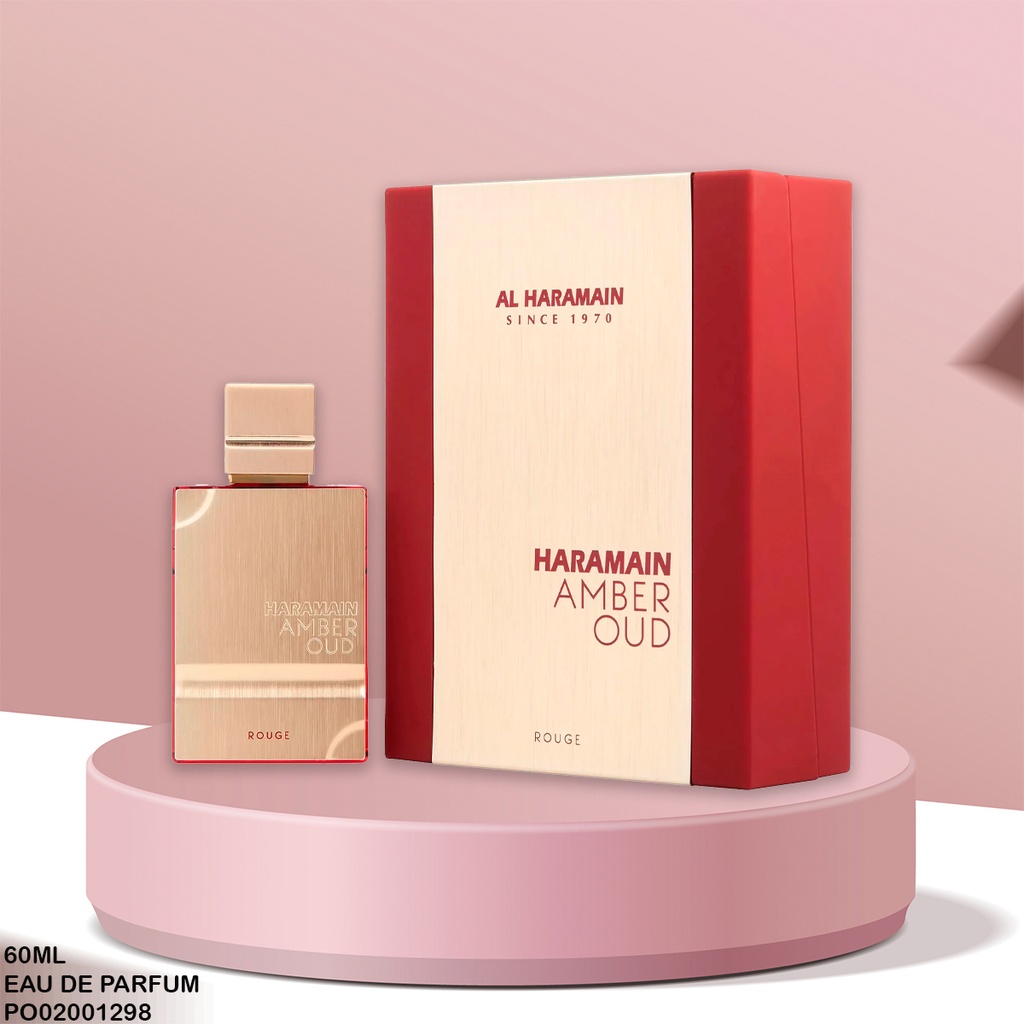 PERFUME AMBER OUD ROUGE AL HARAMAIN 60ML EDP AHP1245