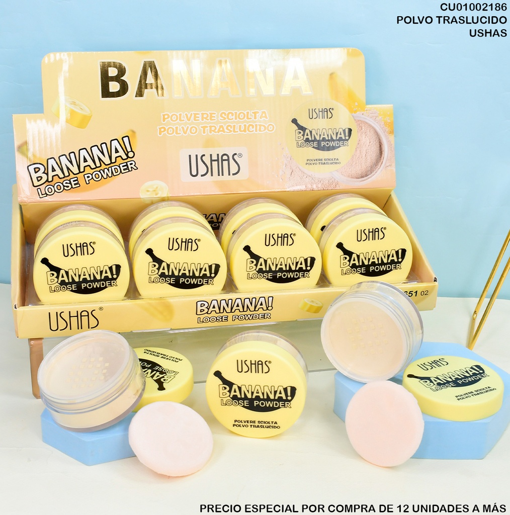 POLVO SUELTO BANANA USHAS FC651(02)