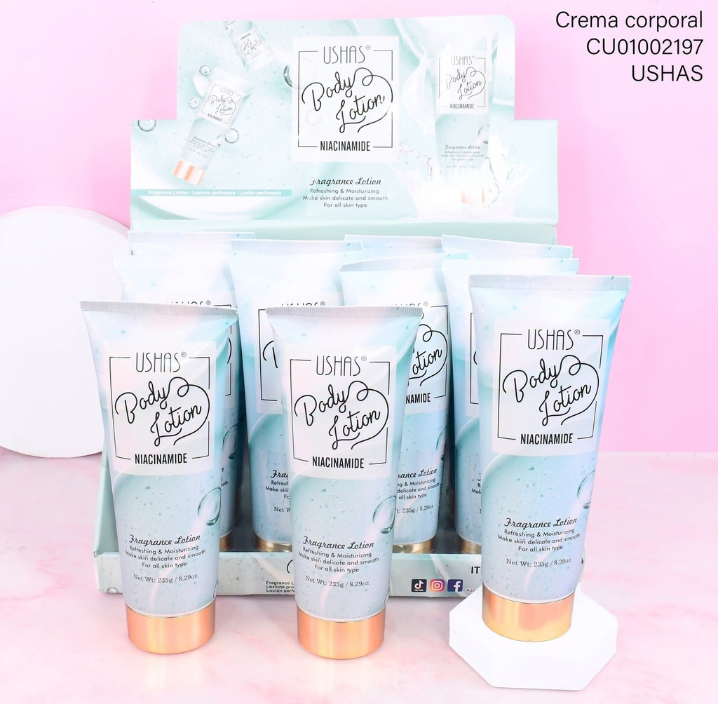 CREMA BODY LOTION NIACINAMIDE USHAS HA359