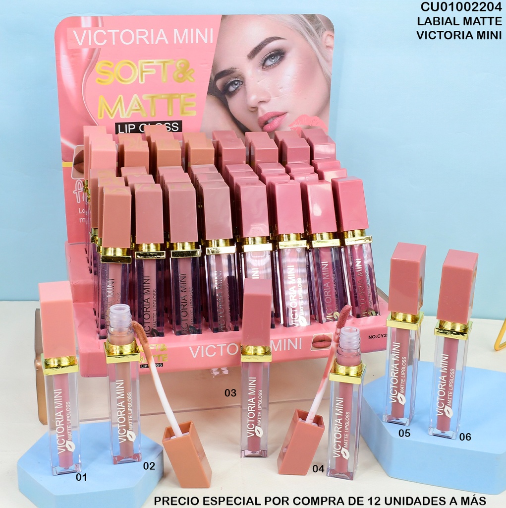LIPGLOSS MATTE VICTORIA MINI CY284