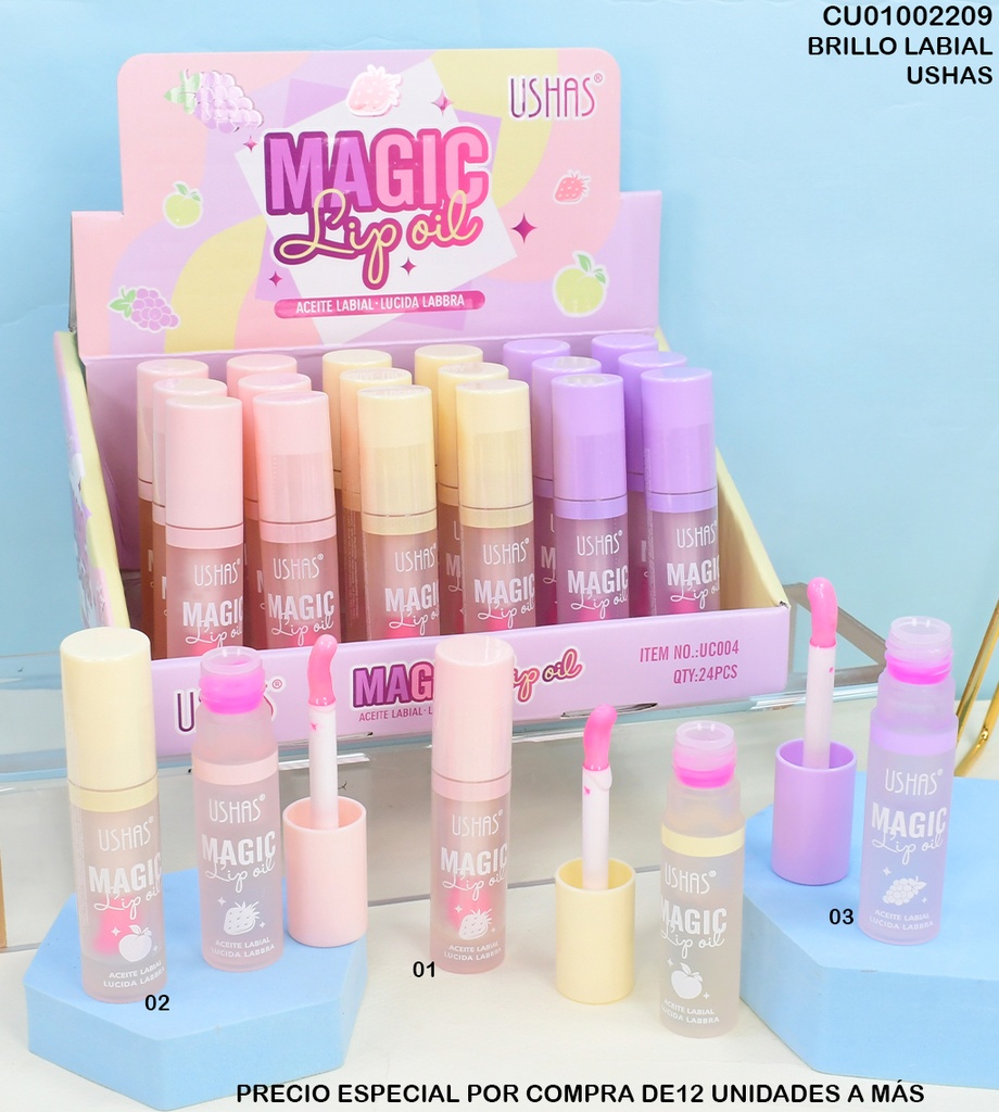 BRILLO MAGIC LIP OIL USHAS UC004 TAPA SURT.