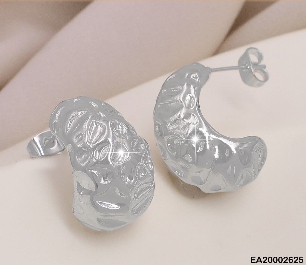 ARETES PLAT. "J"ANCHAS TEXTURA AGUJEROS EE682-130 TENDENCIA (NPE2025)