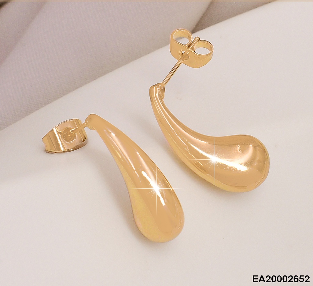 ARETES GOTA LARGA DORADA EE677-130 TENDENCIA