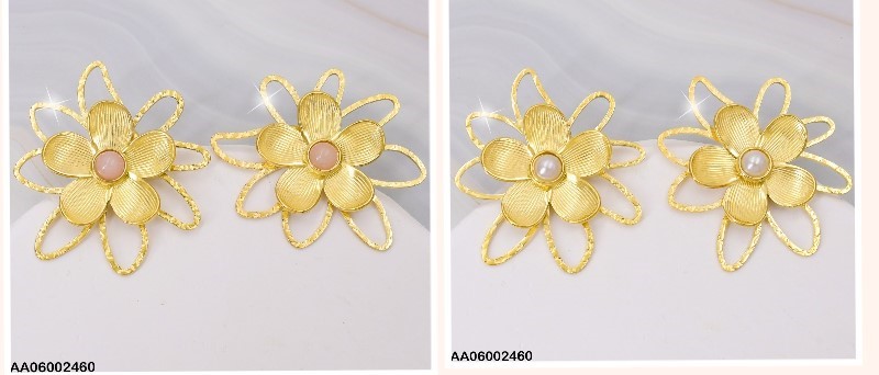 ARETES DOBLE FLOR RAYAS/CROQUI CENTRO SURT.EA457-131