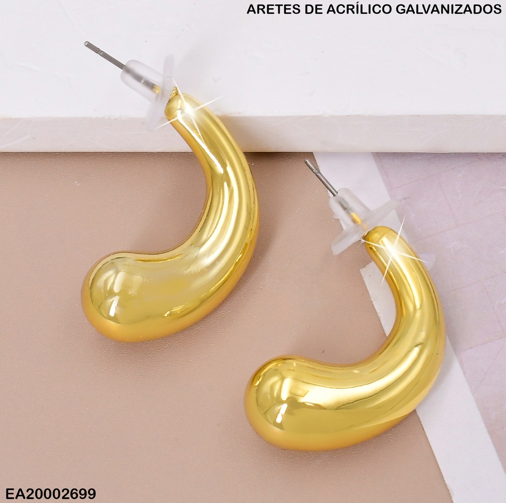 ARETES GOTA ALARGADA"J"GALVANIZADOS(CCB)EE594-215