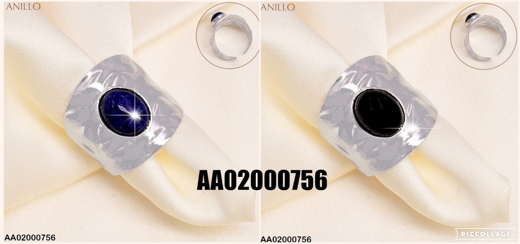 ANILLO PLAT. ANCHO AJUST.OVALO COL.SURT. RA073-131