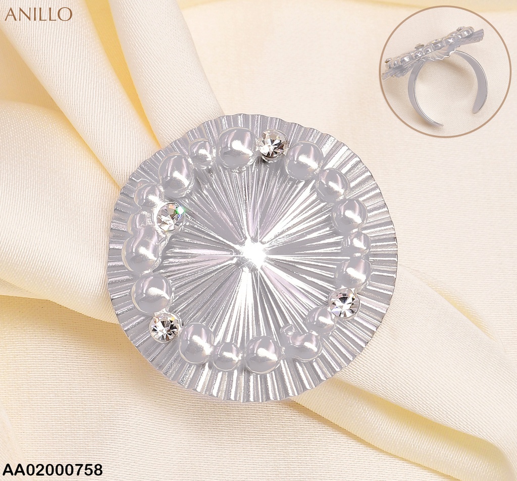 ANILLO PLAT. RD. LINEAS HACIA CENTRO C/ZIRC-PELOTITAS RA075-131